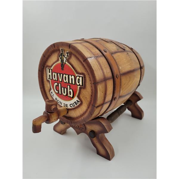 Mini Wooden Havana Club Rum Barrel