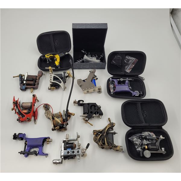 Lot of Assorted Tattoo Machines