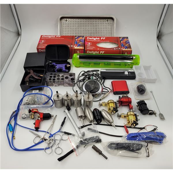 Lot of Assorted Tattoo Supplies