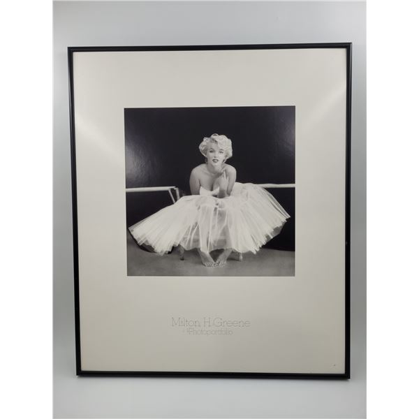 Framed Black & White Marilyn Monroe Print