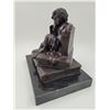 Image 2 : Bronze Child Reading Sculpture
