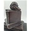 Image 4 : Bronze Child Reading Sculpture