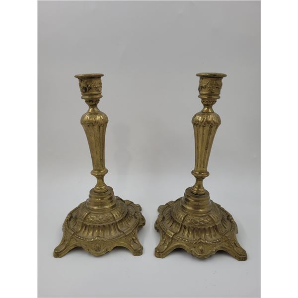 Pair of VTG Brass Candleholders