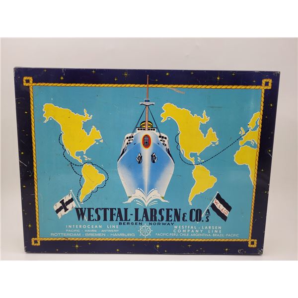 Westfal-Larsen & Co. Interocean Line Metal Box