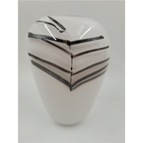 Hand-Blown Art Glass Vase