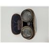 Image 4 : Antique Binoculars w/ Leather Accents & Case