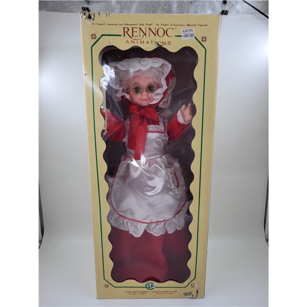 VTG Rennoc Animated Mrs. Claus