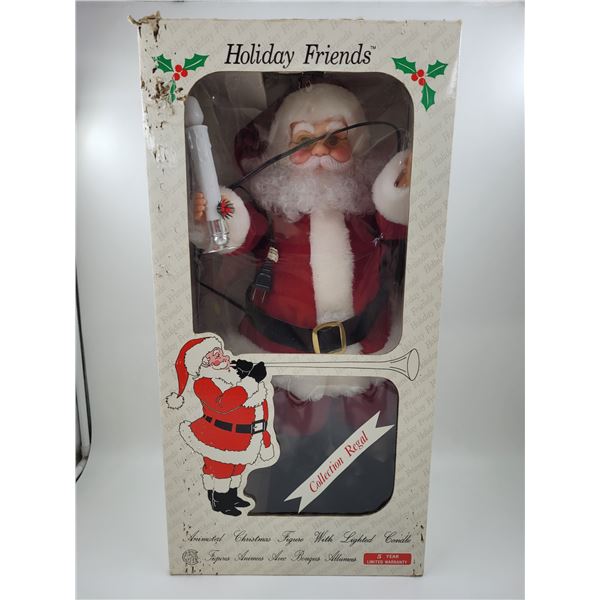 VTG Holiday Friends Animated Santa Claus