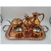 Image 1 : VTG Femish Copper Tea & Coffee Set