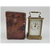 Image 1 : Antique French Brass Carriage Clock