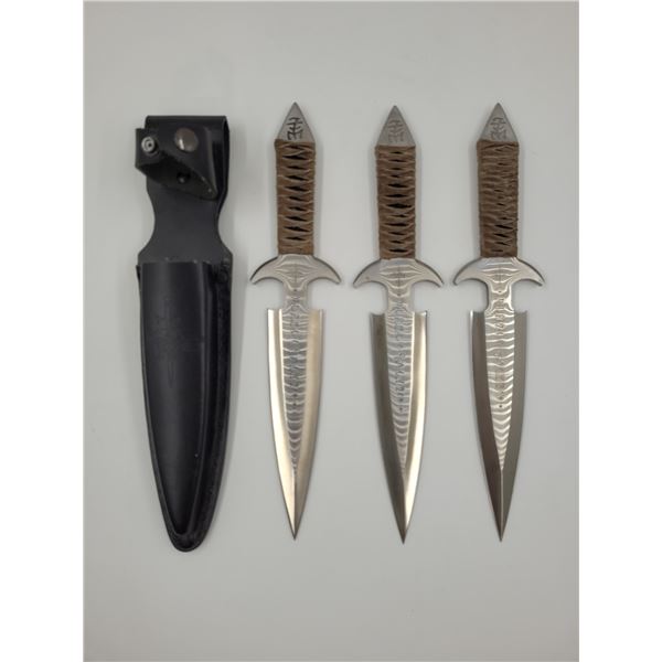 Lot of Stainless Steel Throwing Knives