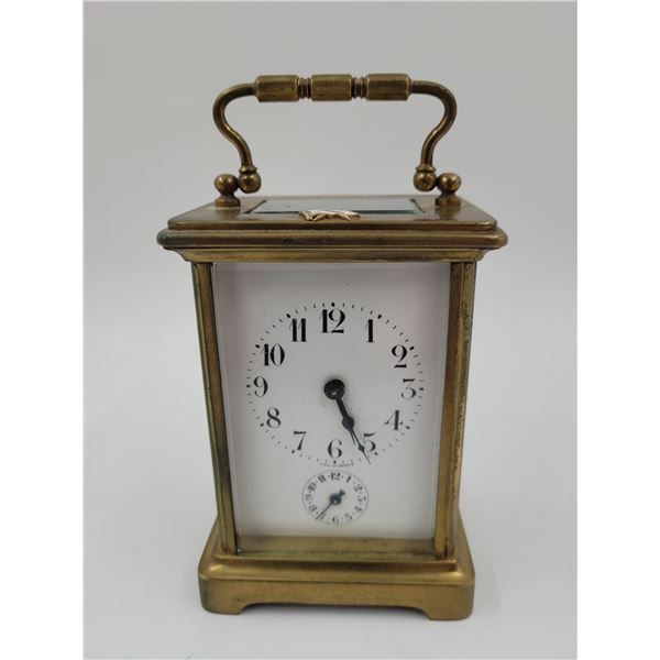 Antique Brass VRC Carriage Clock Made in France