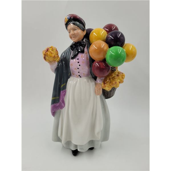 Royal Doulton Hand-Painted Porcelain Biddy Pennyfarthing Figurine Made in England (HN1843)