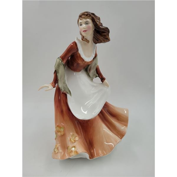 Royal Doulton Hand-Painted Porcelain Autumntime Figurine Made in England (HN3231)
