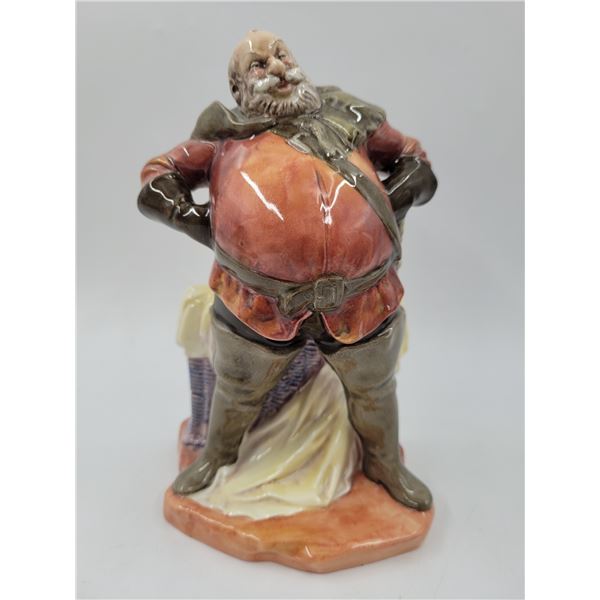 Royal Doulton Hand-Painted Porcelain Falstaff Figurine Made in England (HN2054)