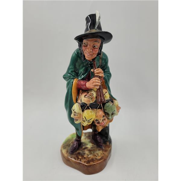 Royal Doulton Hand-Painted Porcelain The Mask Seller Figurine Made in England (HN2103)