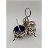 Image 1 : Cobalt Blue Condiment Set w/ Salt & Pepper Shakers
