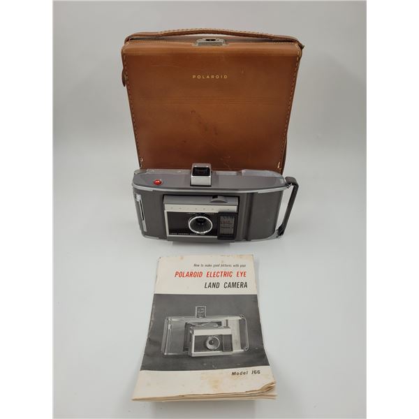 Polaroid Electric Eye Land Camera w/ Case & Manual