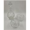 Image 1 : Crystal Lot w/ Candleholders & Decanter