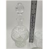 Image 2 : Crystal Lot w/ Candleholders & Decanter