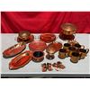 Image 1 : Lot of Assorted Copper Serve Ware