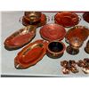 Image 2 : Lot of Assorted Copper Serve Ware
