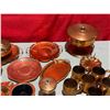 Image 4 : Lot of Assorted Copper Serve Ware