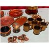 Image 5 : Lot of Assorted Copper Serve Ware
