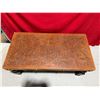 Image 2 : Peruvian Embossed Leather Coffee Table