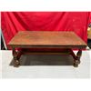 Image 1 : Peruvian Embossed Wood Coffee Table