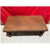 Image 2 : Peruvian Embossed Wood Coffee Table