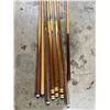 Image 2 : Lot of Assorted Pool Cues & Bridge/Rake