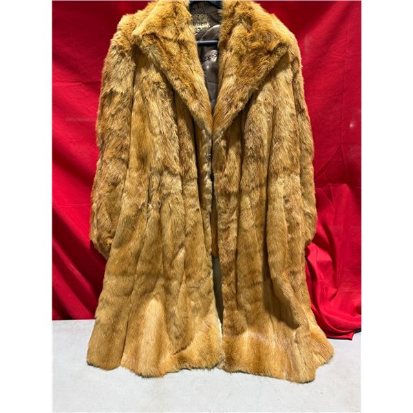 VTG The House of Furs Long Beach Fur Coat