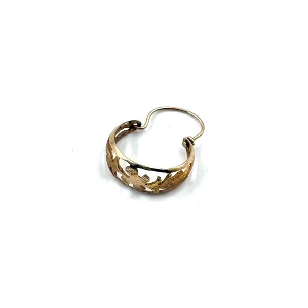 14 Kt. Gold Hoop Earring