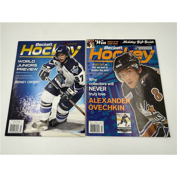 2 Beckett Hockey Magazines