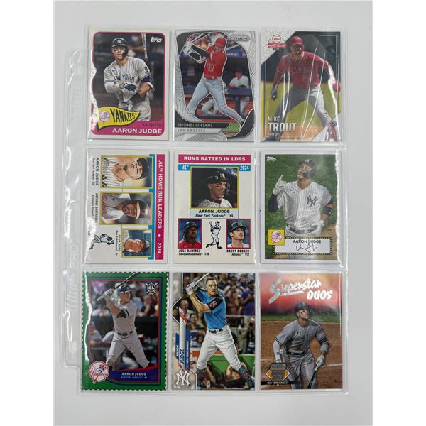 Lot of Mostly Aaron Judge Baseball Cards