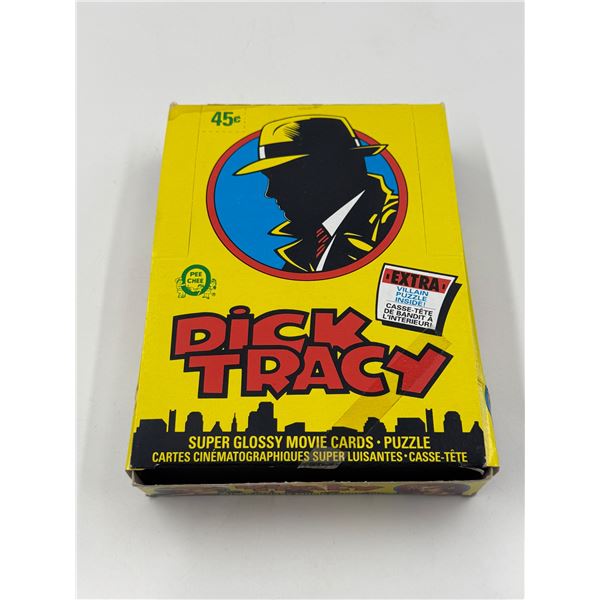 VTG Dick Tracy Super Glossy Movie Cards & Puzzle
