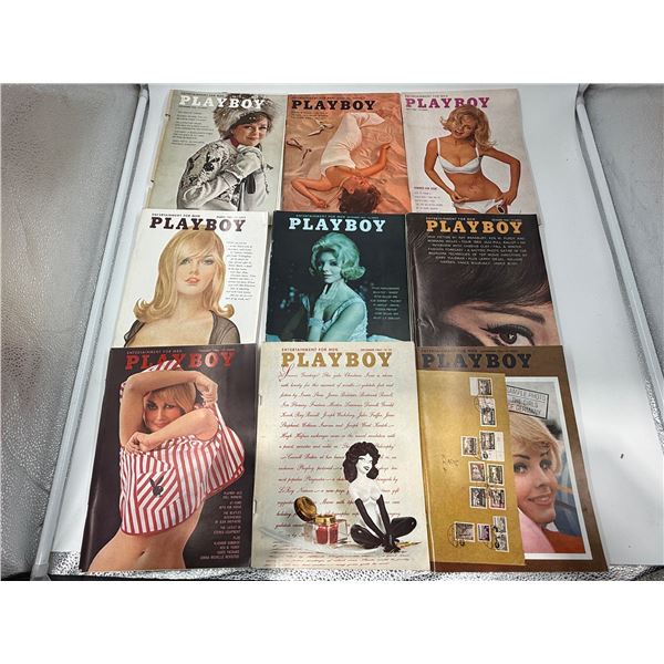 Lot of VTG Playboy Magazines