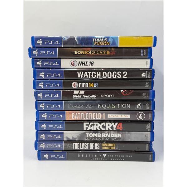 Lot of Assorted PS4 Games