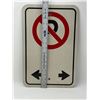 Image 2 : Metal No Parking Sign