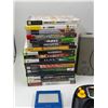 Image 2 : Video Game Lot w/ PlayStation, Assorted Video Games, Controllers, & More