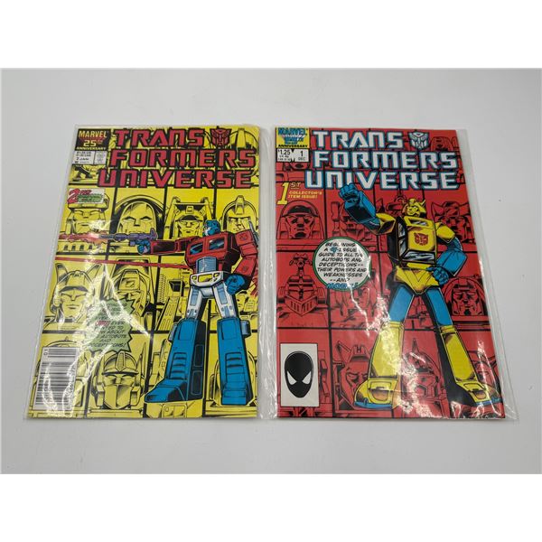 Marvel Transformers Universe #1 & #2 Comic Books