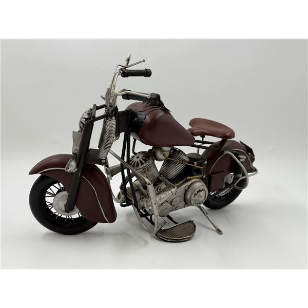 Tin Motorcycle Decor