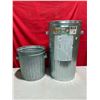 Image 1 : 2 Aluminum Garbage Cans