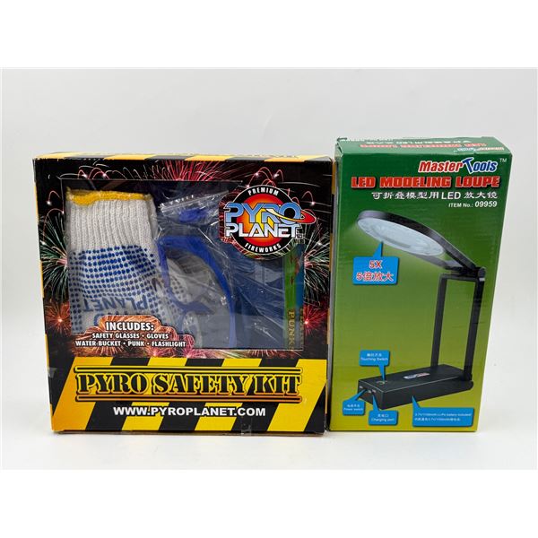 MasterTools Led Modeling Loupe & Pyro Safety Kit