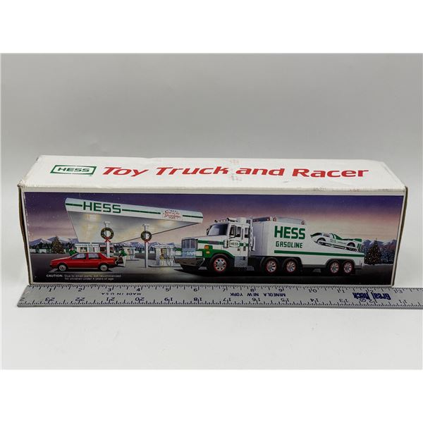 VTG 1988 Hess Toy Truck & Racer w/ Original Box