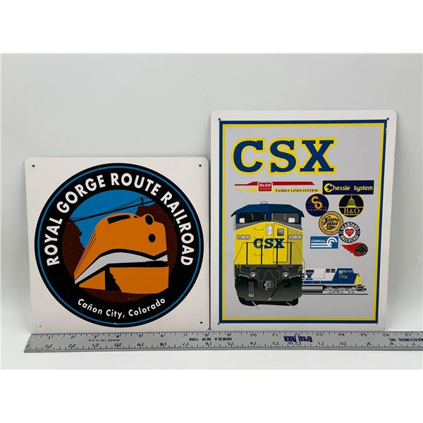 Royal Gorge Route Railroad & CSX Advertising Signs