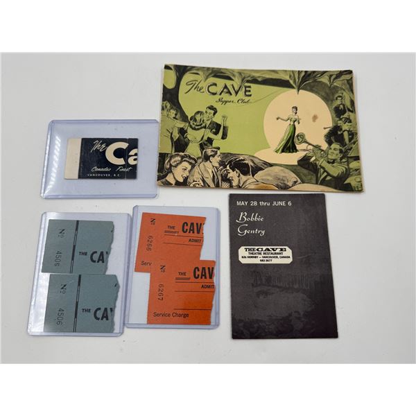 The Cave Theatre Restaurant Collectibles