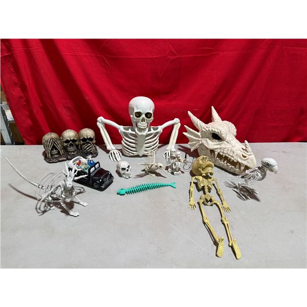 Skeleton Decor Lot
