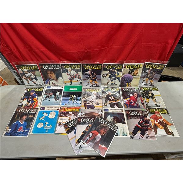Lot Of Assorted NHL Magazines